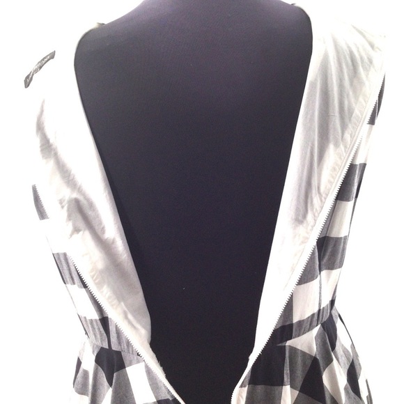Lane Bryant Gingham Black and White Pinup Style Dress Plus Size - Picture 12 of 12